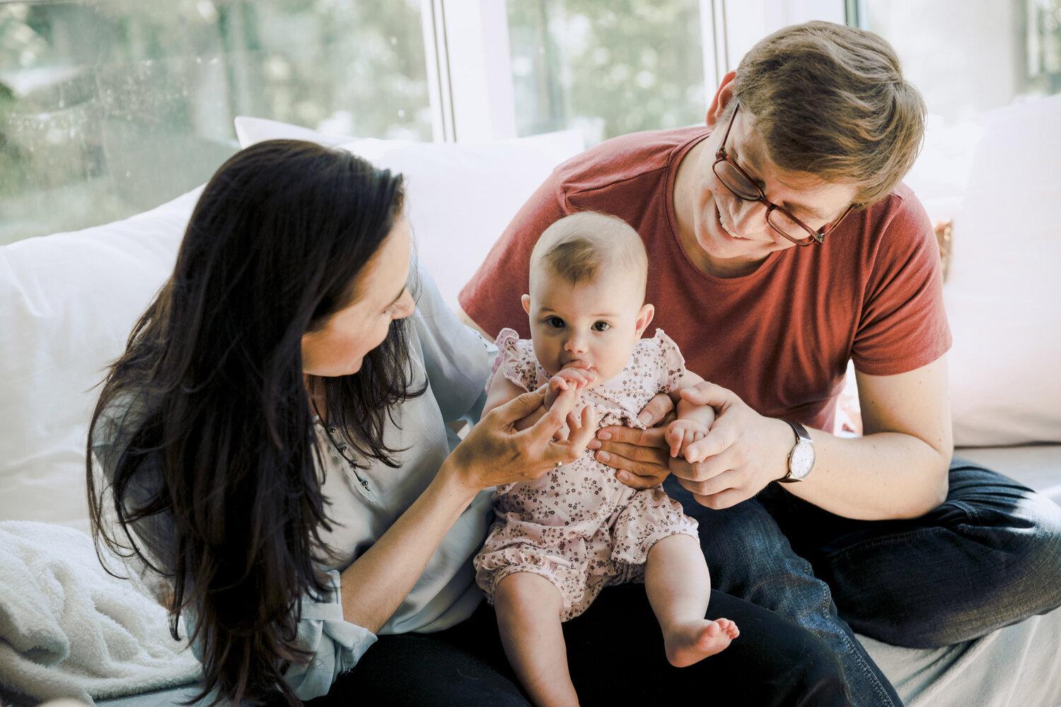 familienfotos mit baby