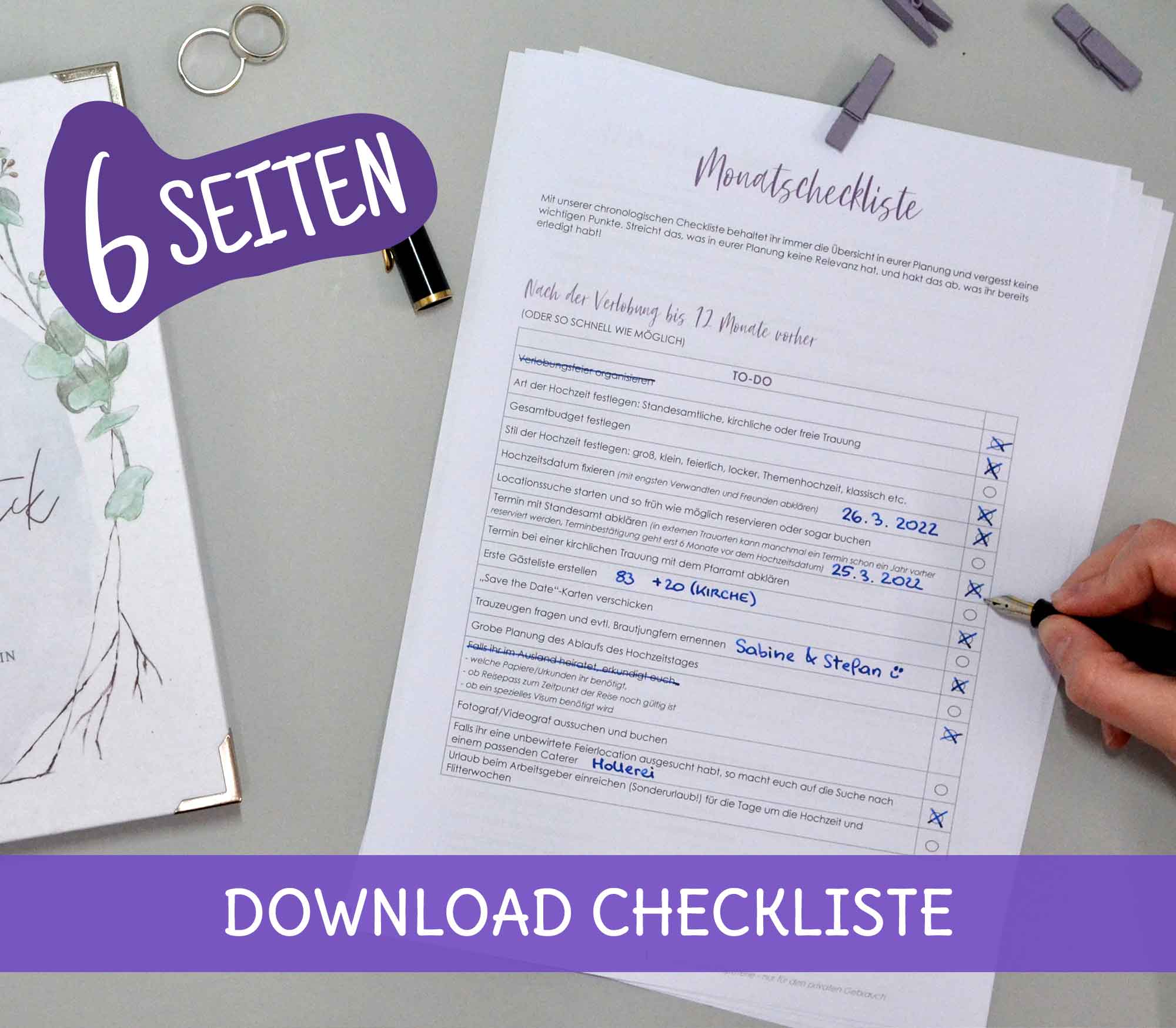 checkliste fotograf hochzeit